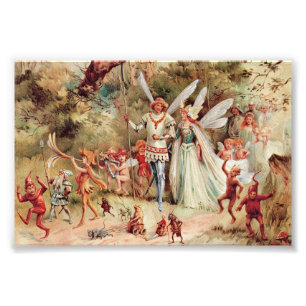 Fairy Wedding Foto Afdruk
