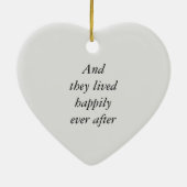 Fairy Wedding Keramisch Ornament (Achterkant)