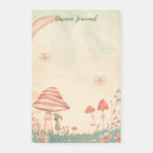 Fairy Whimsical Hemelse Esthetische Paddestoel Post-it® Notes (Voorkant)