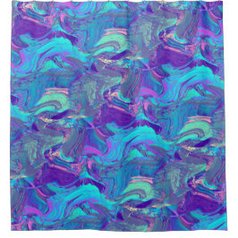 Fairy Wing Artglass: Douchegordijn