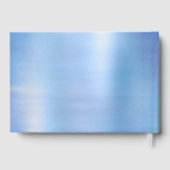 Fairy Wing Ice Gown | vorstblauwe iriserende glans Gastenboek (Achterkant)