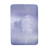 Fairy Wing Lavender Gown | Paarse iriserende glans Badmat (Voorkant Verticaal)