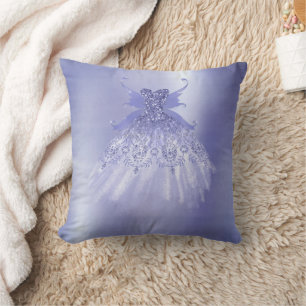 Fairy Wing Lavender Gown   Paarse iriserende glans Kussen