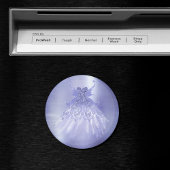 Fairy Wing Lavender Gown | Paarse iriserende glans Magneet