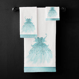 Fairy Wing Mint Gown Luxe Pearl Green Aqua Sheen