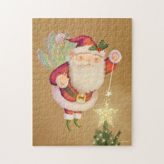 Fairy Wings Santa Legpuzzel (Verticaal)