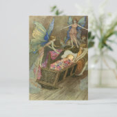 Fairy Wishes rsvp Kaartje (Staand voorkant)