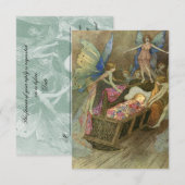 Fairy Wishes rsvp Kaartje (Voorkant / Achterkant)