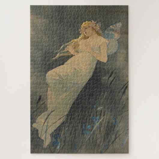 Fairy with Iris Bleeding beroemd gemaakt door Alph Legpuzzel (Verticaal)