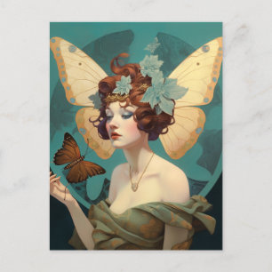 Fairy Woman Fantasy Art Briefkaart