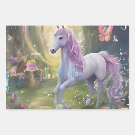 Fairy Wonderland Collectie Inpakpapier Vel (Voorkant)