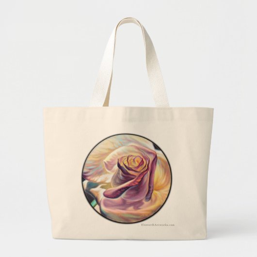 Fairy Woods et Golden Glow Rose Grand Sac fourre-t (Devant)