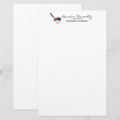 Fairy Wren Briefpapier (Voorkant / Achterkant)