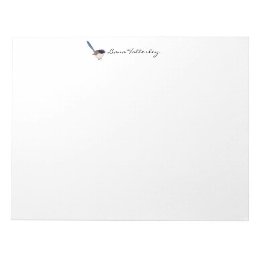 Fairy Wren Notitieblok (Voorkant)