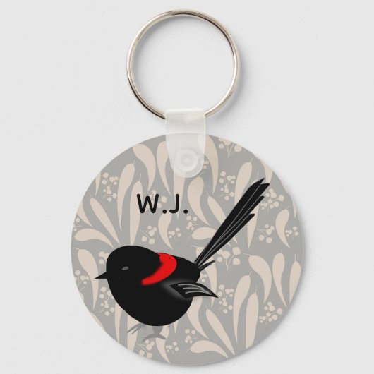 Fairy Wren Sleutelhanger (Voorkant)