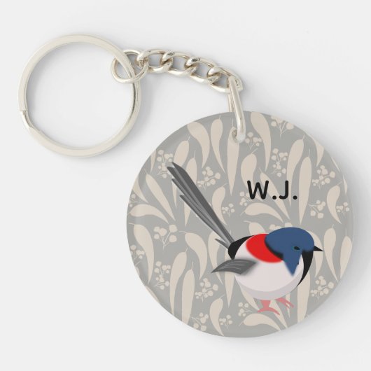 Fairy Wren Sleutelhanger (Voorkant)