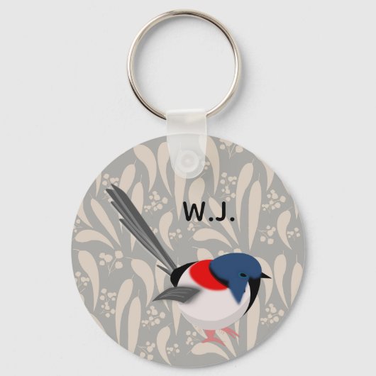 Fairy Wren Sleutelhanger (Voorkant)