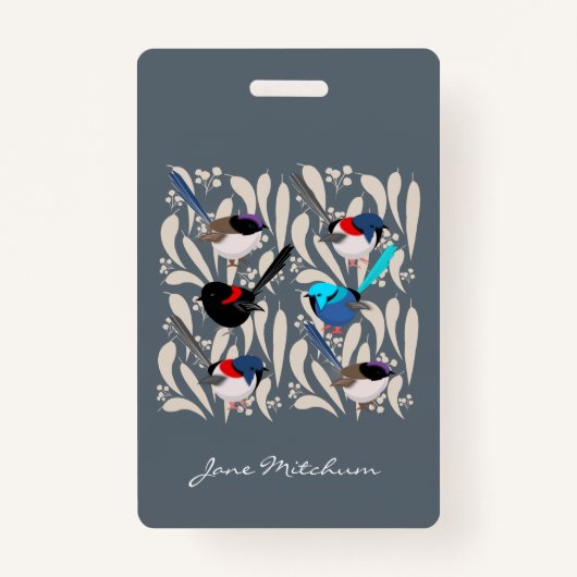 Fairy Wrens Badge (Voorkant)