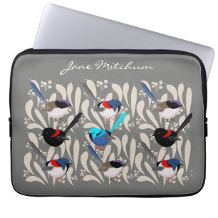 Fairy Wrens Laptop Sleeve