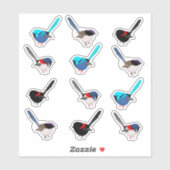 Fairy Wrens Sticker (Vel)