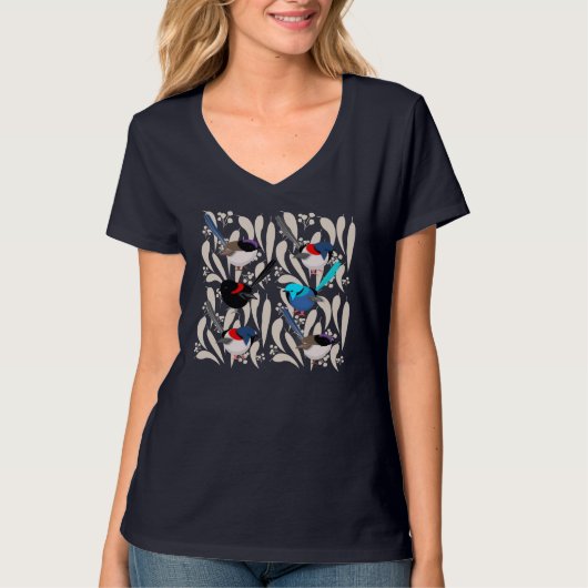 Fairy Wrens T-shirt (Voorkant)