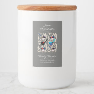 Fairy Wrens Voedselcontainer Etiket
