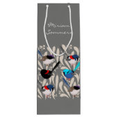 Fairy Wrens Wijn Cadeautas (Achterkant)