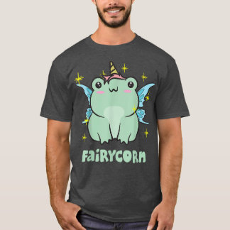Fairycore Aesthetic Fairy Core Grunge Frog Unicorn T-shirt