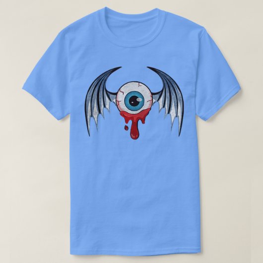 Fairycore Aesthetisch Fairy Eyeball Blood Drip Wei T-shirt (Design voorkant)