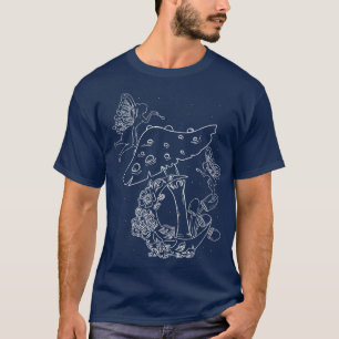 Fairycore Aesthetische Fairy Core Grunge Mushroom T-shirt