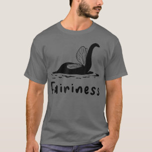 Fairycore Aesthetische Fairy Loch Ness Monster Fai T-shirt