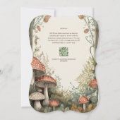 FAIRYCORE BRUILOFT  Natuur Loving Fairytale Kaart (Achterkant)