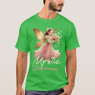 Fairycore Dark Fairy Gothic Art Mystic Darkness gi T-shirt