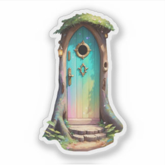 Fairycore Fairy Door Sticker