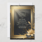 FAIRYCORE MARIAGE INVITATIONS FAIRYTALE OR NOIR (Devant)