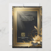 FAIRYCORE MARIAGE INVITATIONS FAIRYTALE OR NOIR (Dos)