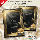 FAIRYCORE MARIAGE INVITATIONS FAIRYTALE OR NOIR