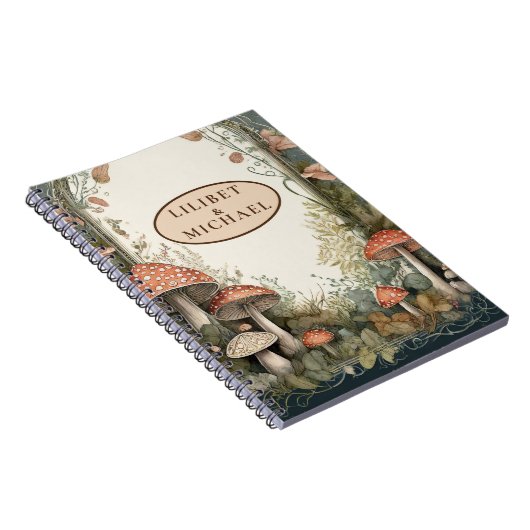 FAIRYCORE Mushrooms Goblincore Custom Gifts Notitieboek (Rechterzijde)