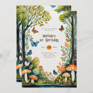 FAIRYCORE NATUUR BABYDOUCHE 1E VERJAARDAG ELK EVEN KAART