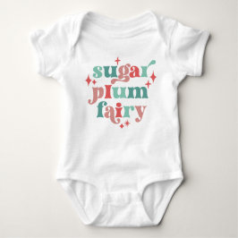 Fairycore Sugar Plum Fairy Typografie Kunst Romper