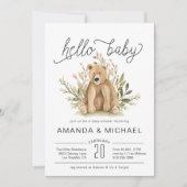 Fairyforest | Carte d'invitation pour Baby Shower (Devant)