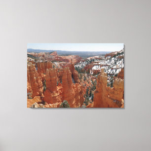 Fairyland Canyon in Bryce Canyon National Park Canvas Afdruk