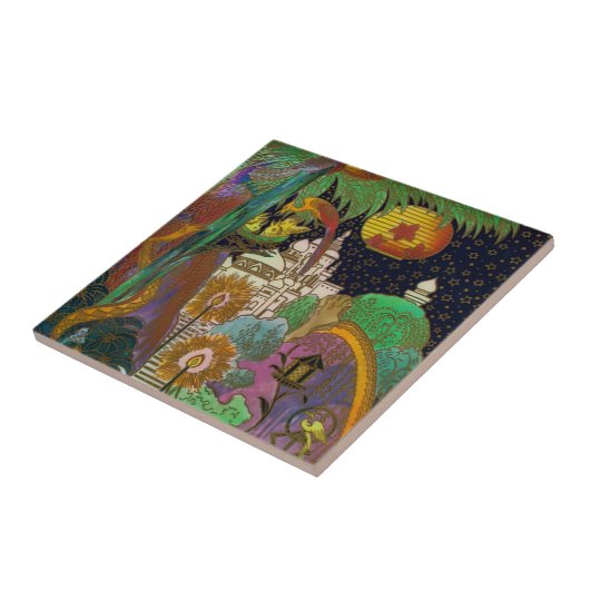 Fairyland  Design Feature Backsplash Tile Tegeltje (Zijkant)