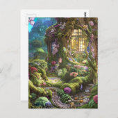 Fairyland Forest Graphic Briefkaart (Voorkant / Achterkant)