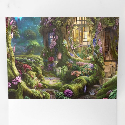 Fairyland Forest Graphic Drieluik Programma (Binnenzijde eerst)
