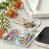 Fairyland magisch kasteel sleutelhanger (Voorkant Rechts)