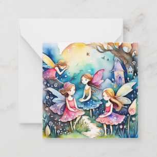Fairyland magische feeën notitiekaartje