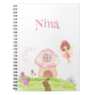 Fairyland & Mushroom Garden Enchanted gepersonalis Notitieboek
