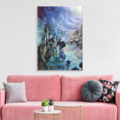 Fairyland van Edmund Dulac Canvas Afdruk (Insitu (Woonkamer))