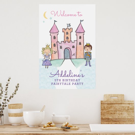 Fairytale Affiche de bienvenue, Princesse (Cuisine)